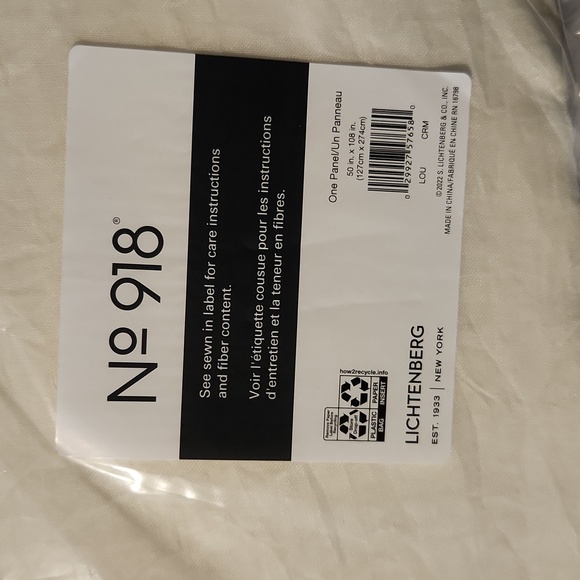 Cream Colored Sheer Curtains - Picture 3 of 4